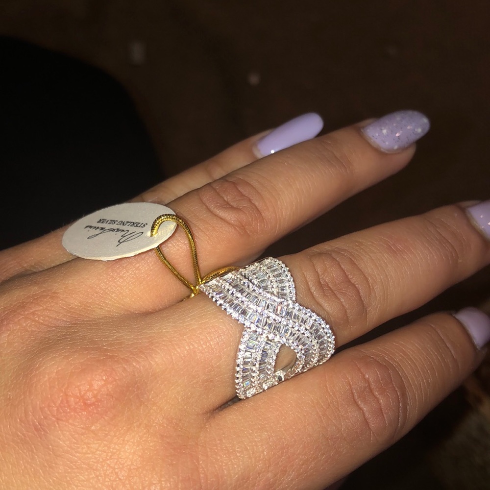 Sterling silver Ring Infinity